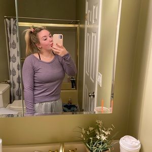 comfy purple sweater